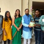 TERRE Team with Hon Prakash Javadekar 2015