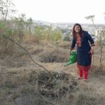“Conserve forests to conserve water on the earth”. Celebrated World Water Day by watering the plants at Warje Urban Forestry 2017
